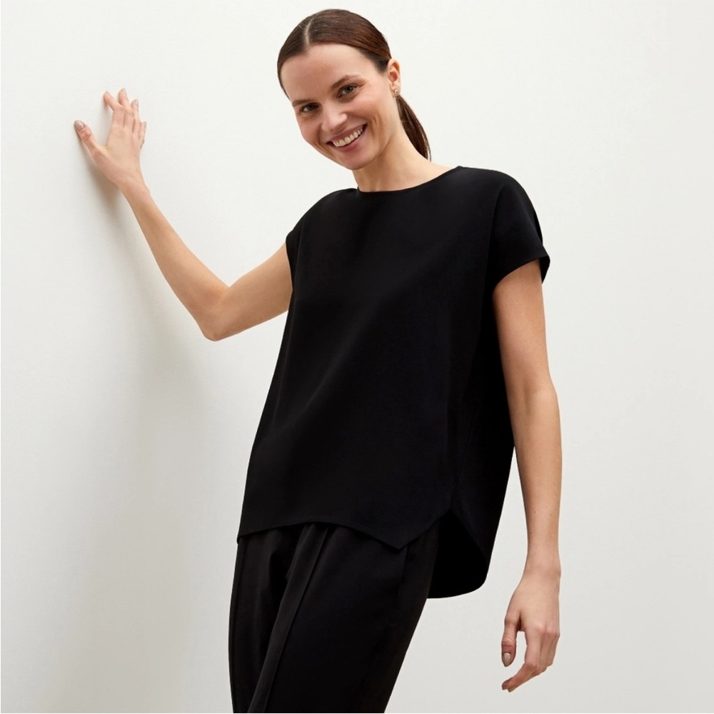 M.M. LaFluer Didion Top shell Black Sz Small